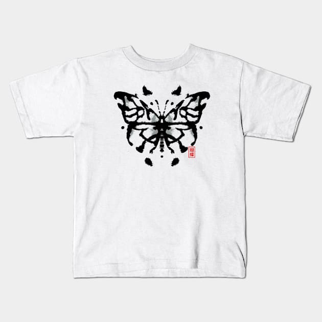 Butterfly Rorschach Test by Tobe Fonseca Kids T-Shirt by Tobe_Fonseca